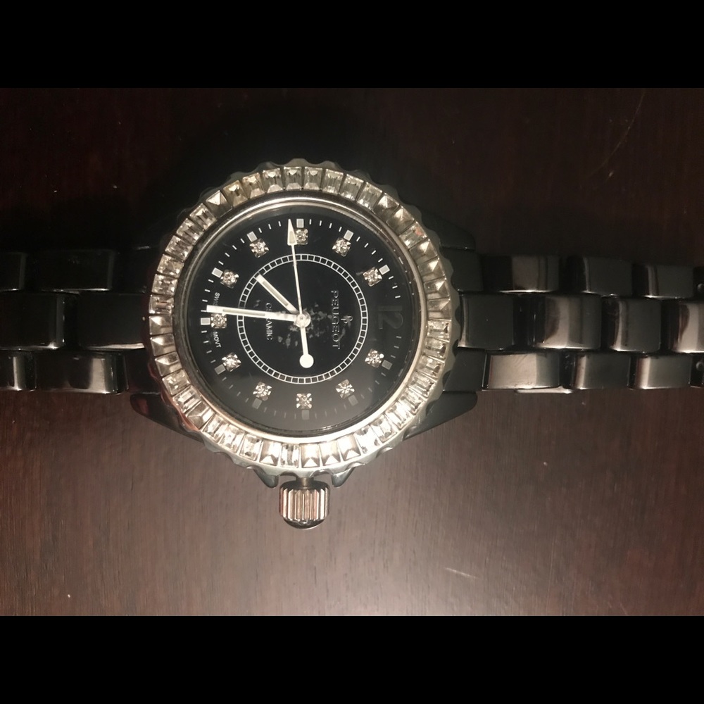 Peugeot Swiss Ladies Ceramic Watch
